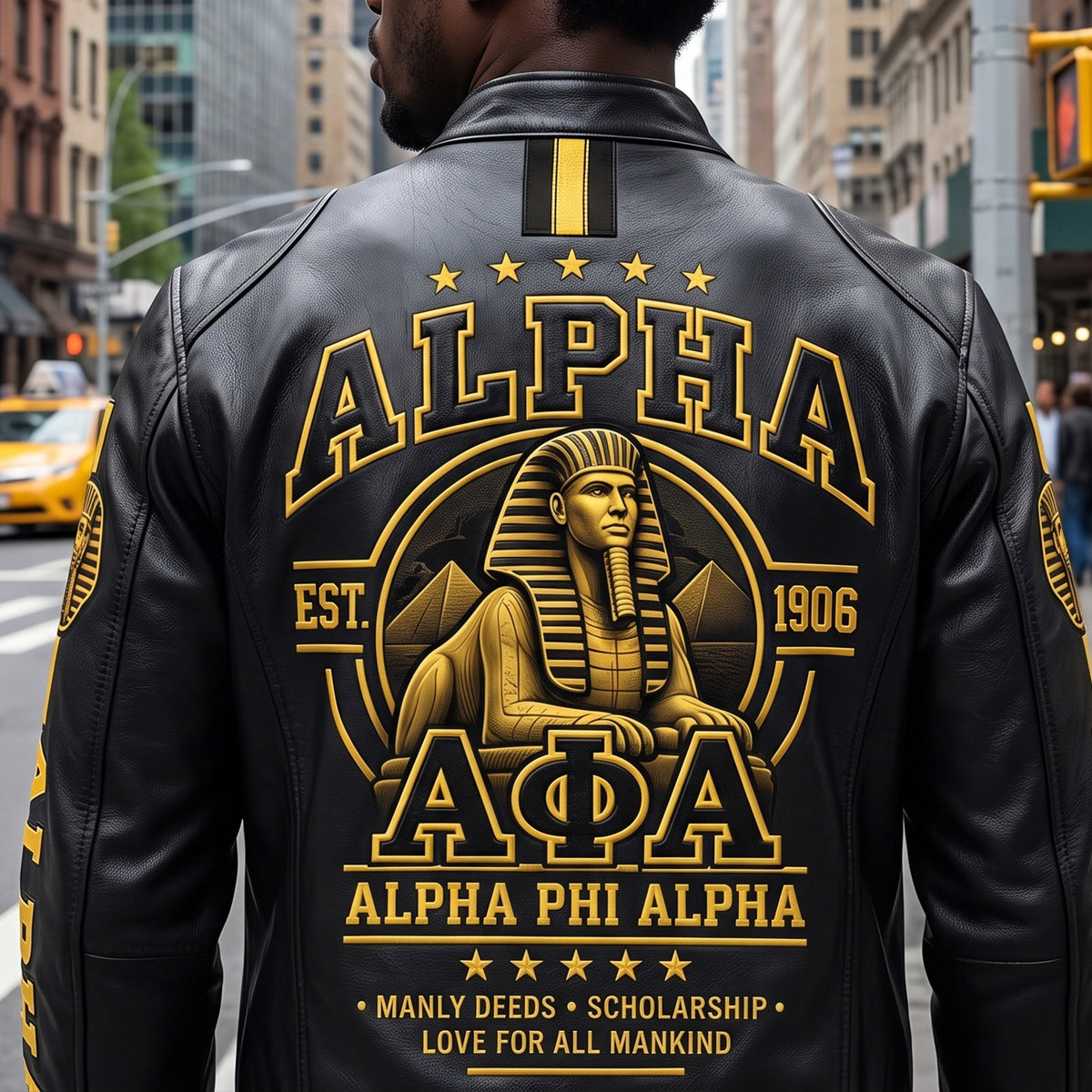 LEATHER JACKET TULT NTH APA 2409263