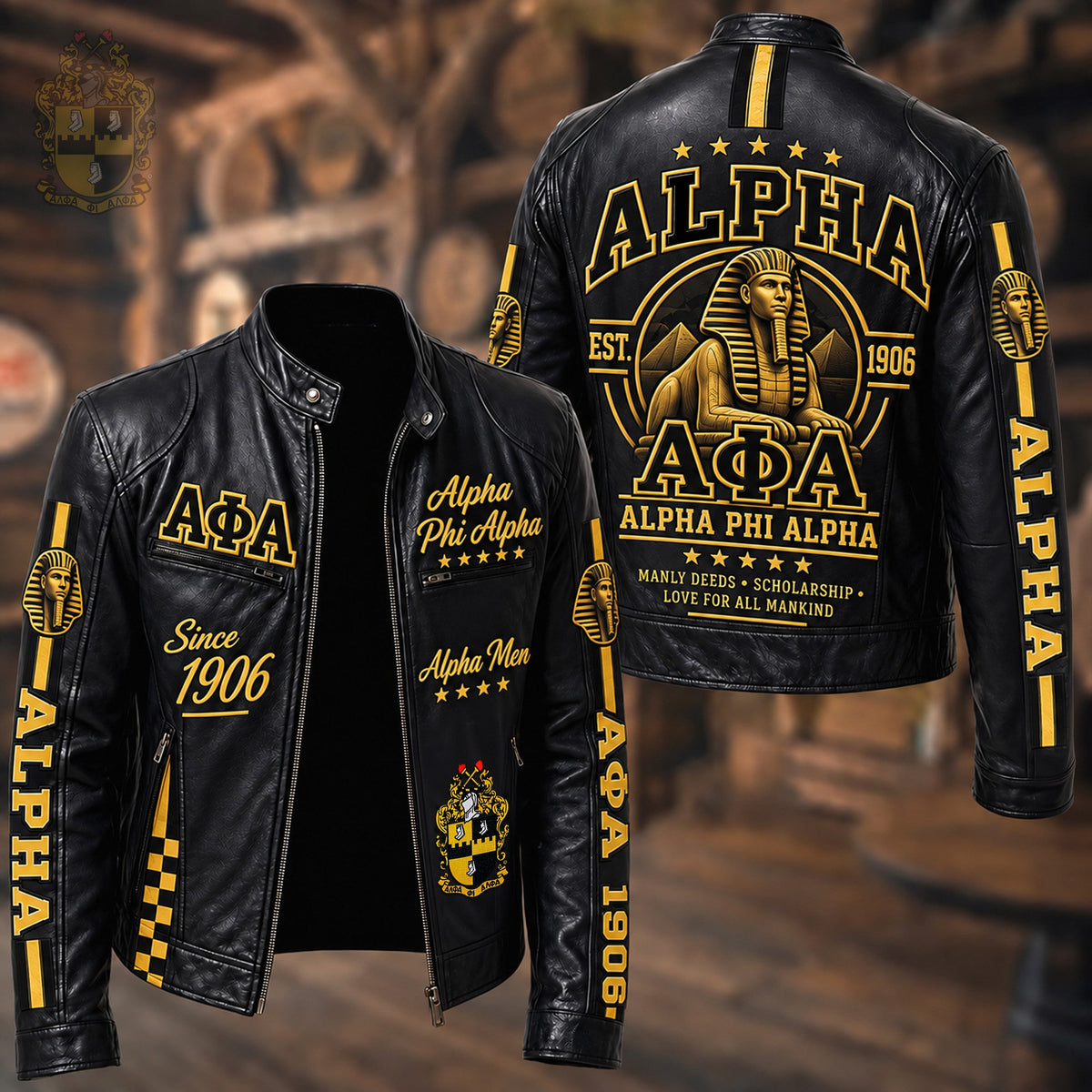 LEATHER JACKET TULT NTH APA 2409263