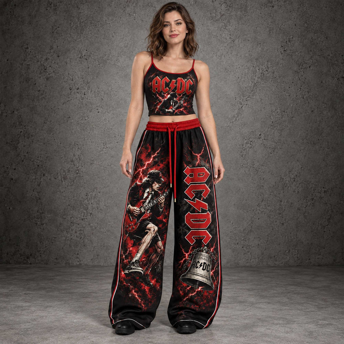 PREMIUM CAMI WIDE LEG PANTS SET HCT APT ACDC 0610267