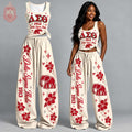 Varsity Chic TankTop Two-Piece Set HCT APT DST 1010261