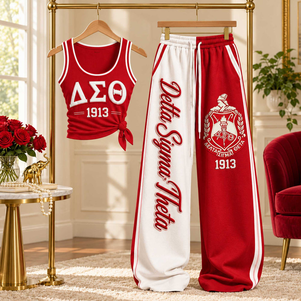 Varsity Chic TankTop Two-Piece Set HCT APT DST 1010263