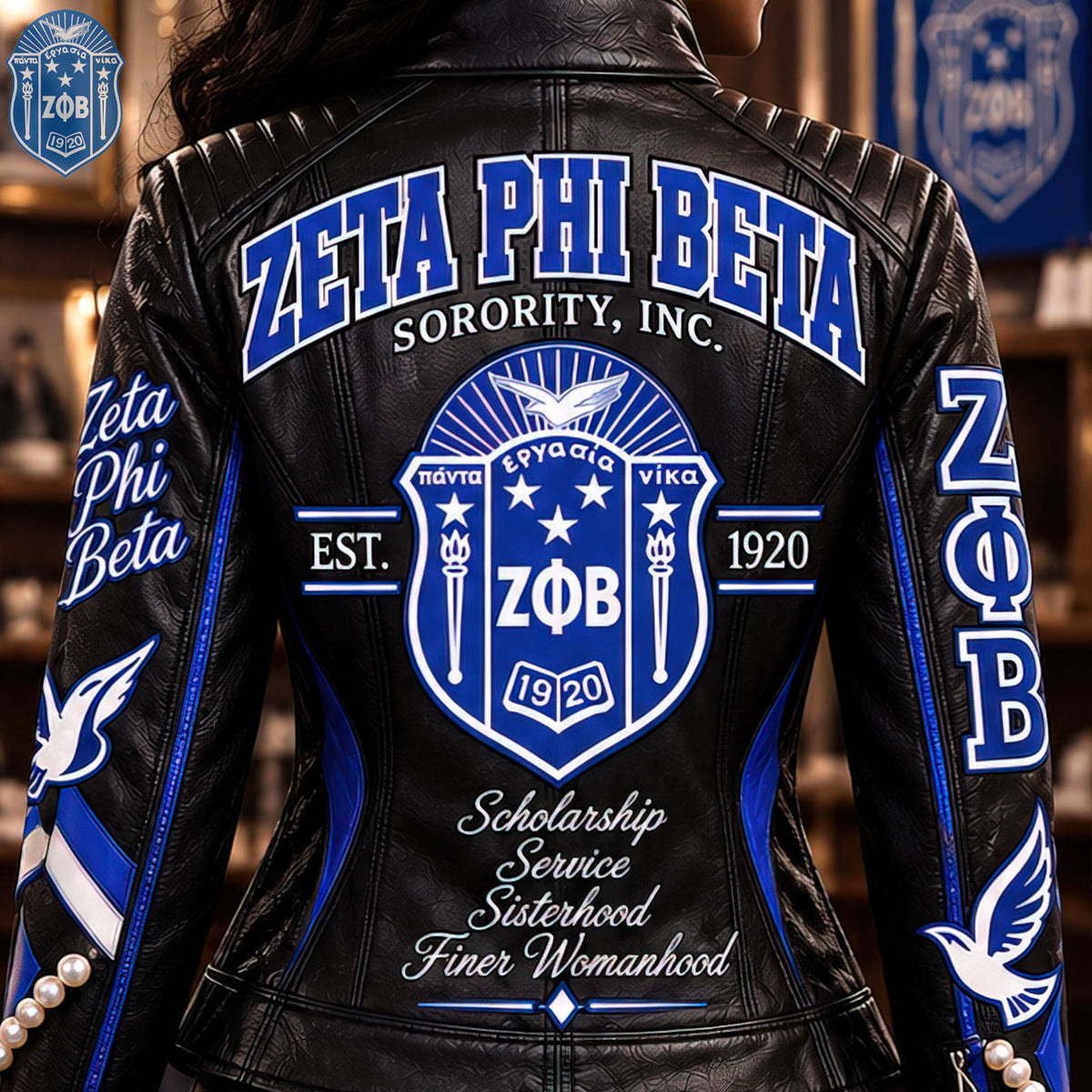 Women's Leather Biker Jacket HANNN TND ZPB 1610262