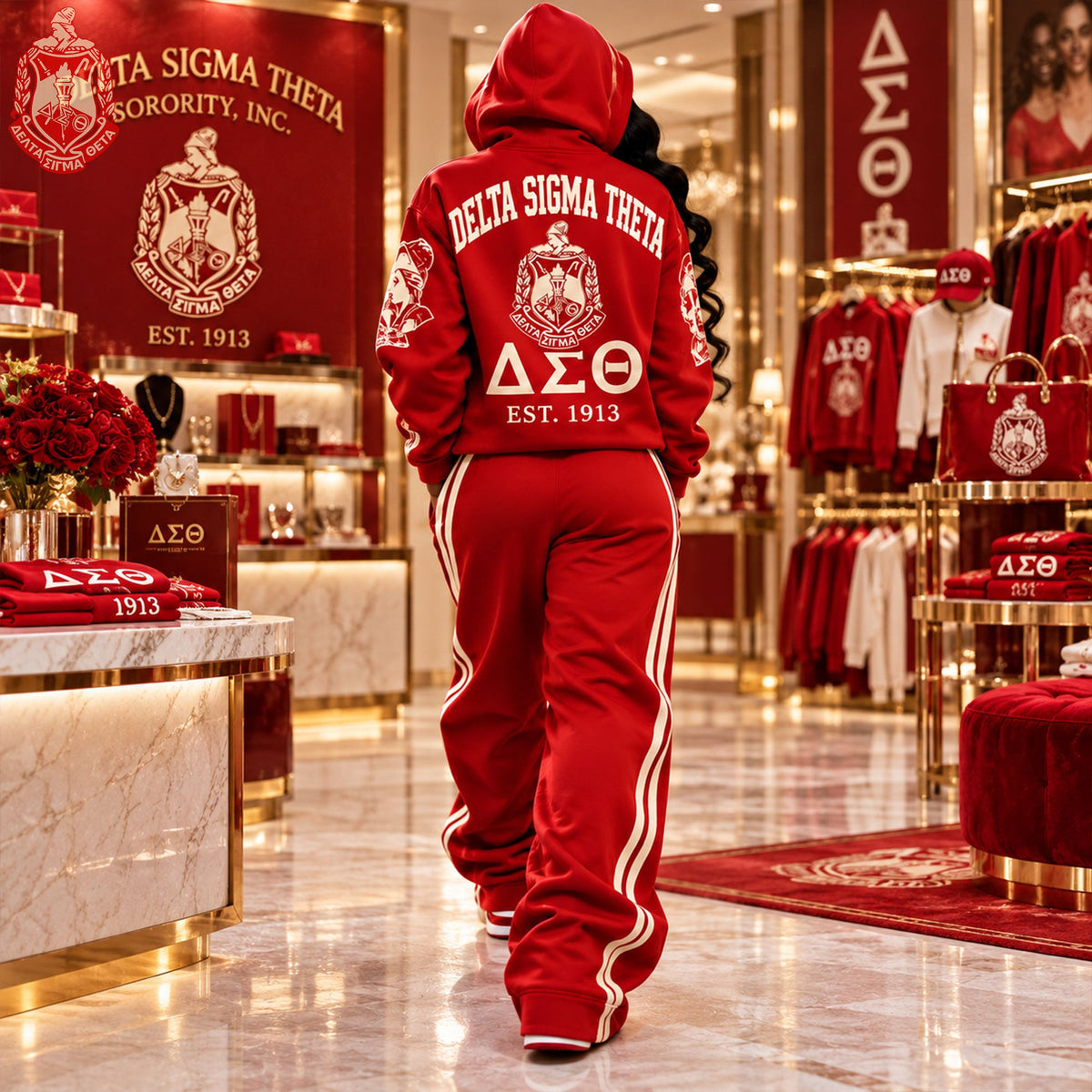 Premium Masked Hoodie Tracksuit Set HANNN TND DST 19102612