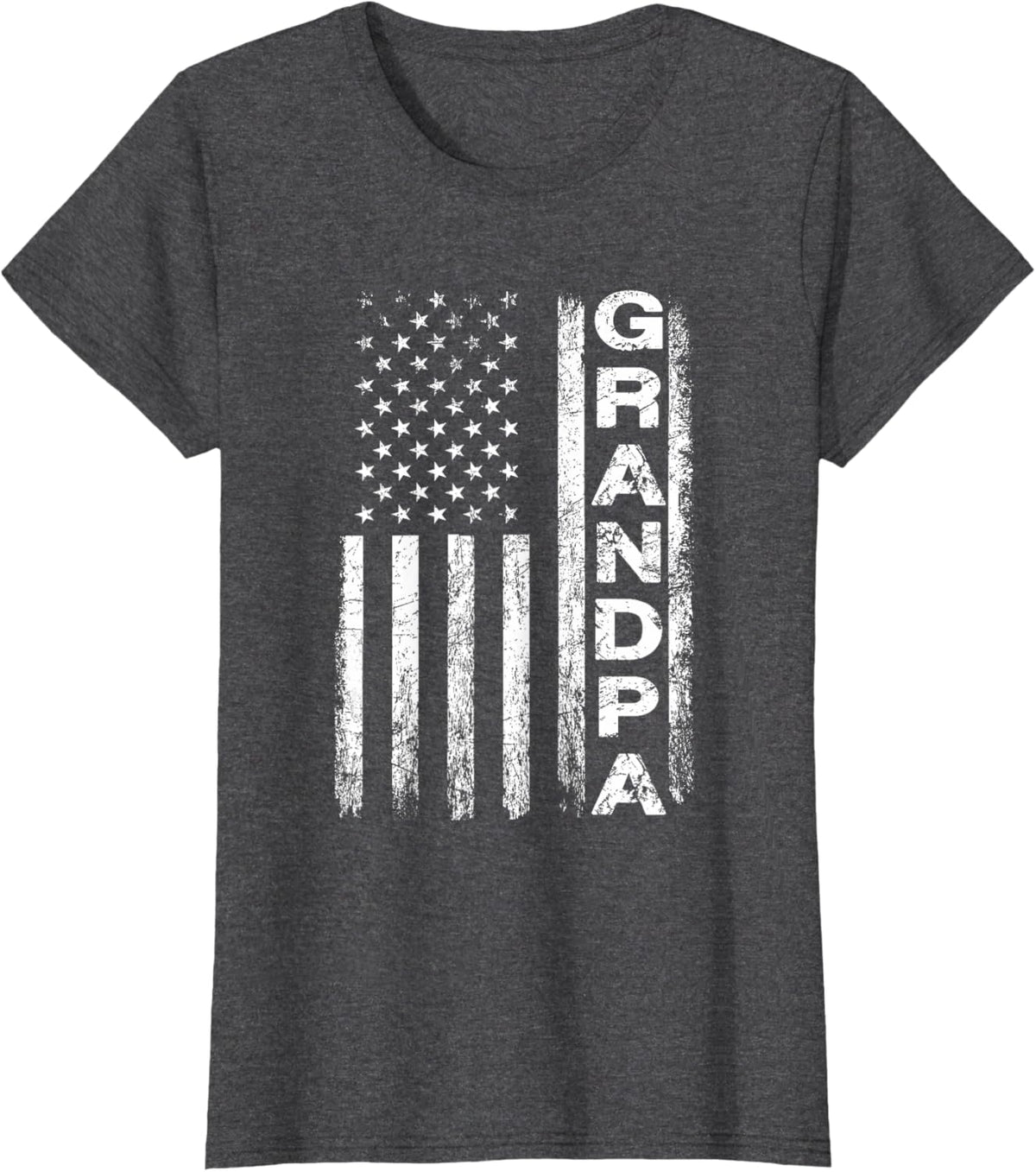 Grandpa Vintage American Flag Father's Day 4th of July Papa