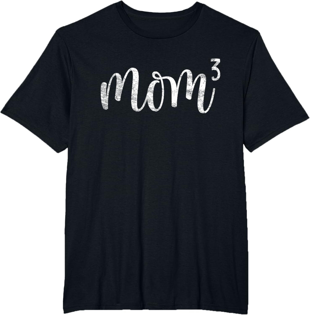 Mom3 Mom Cubed Mother of Three Mama of 3 Gifts Mothers Day