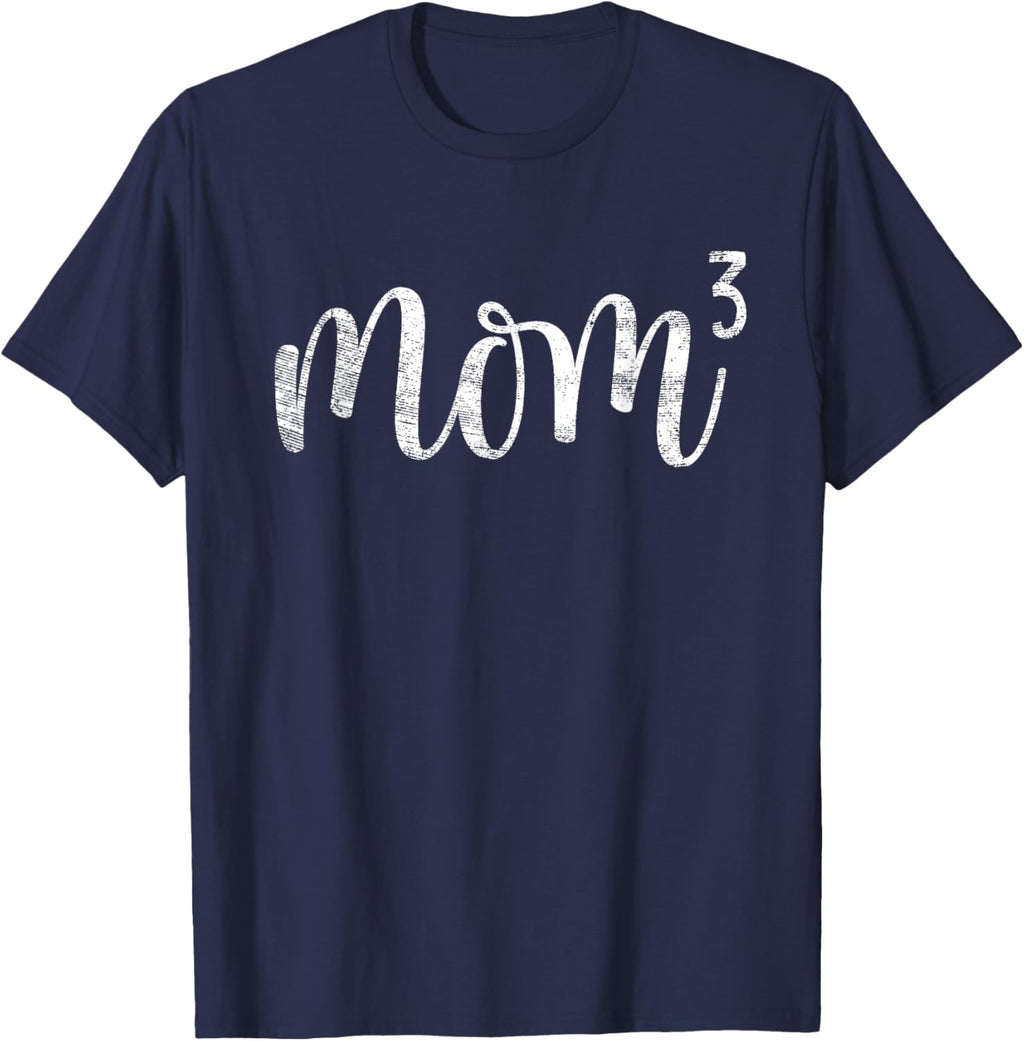 Mom3 Mom Cubed Mother of Three Mama of 3 Gifts Mothers Day